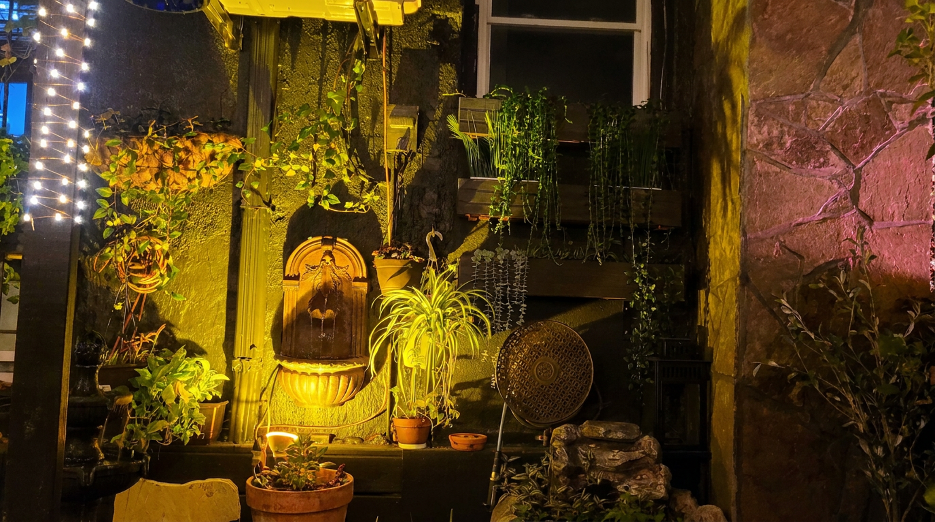 Warm nights in the garden