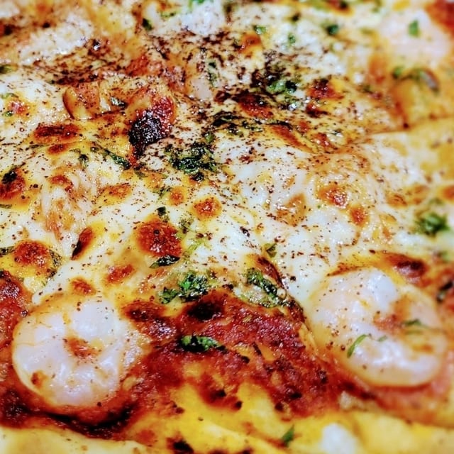 Shrimp Pizza.