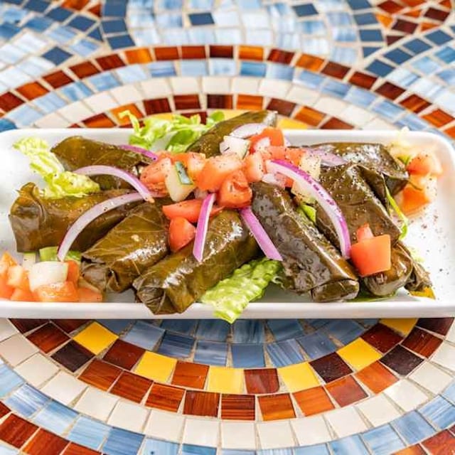 Stuffed Grape Leaves.