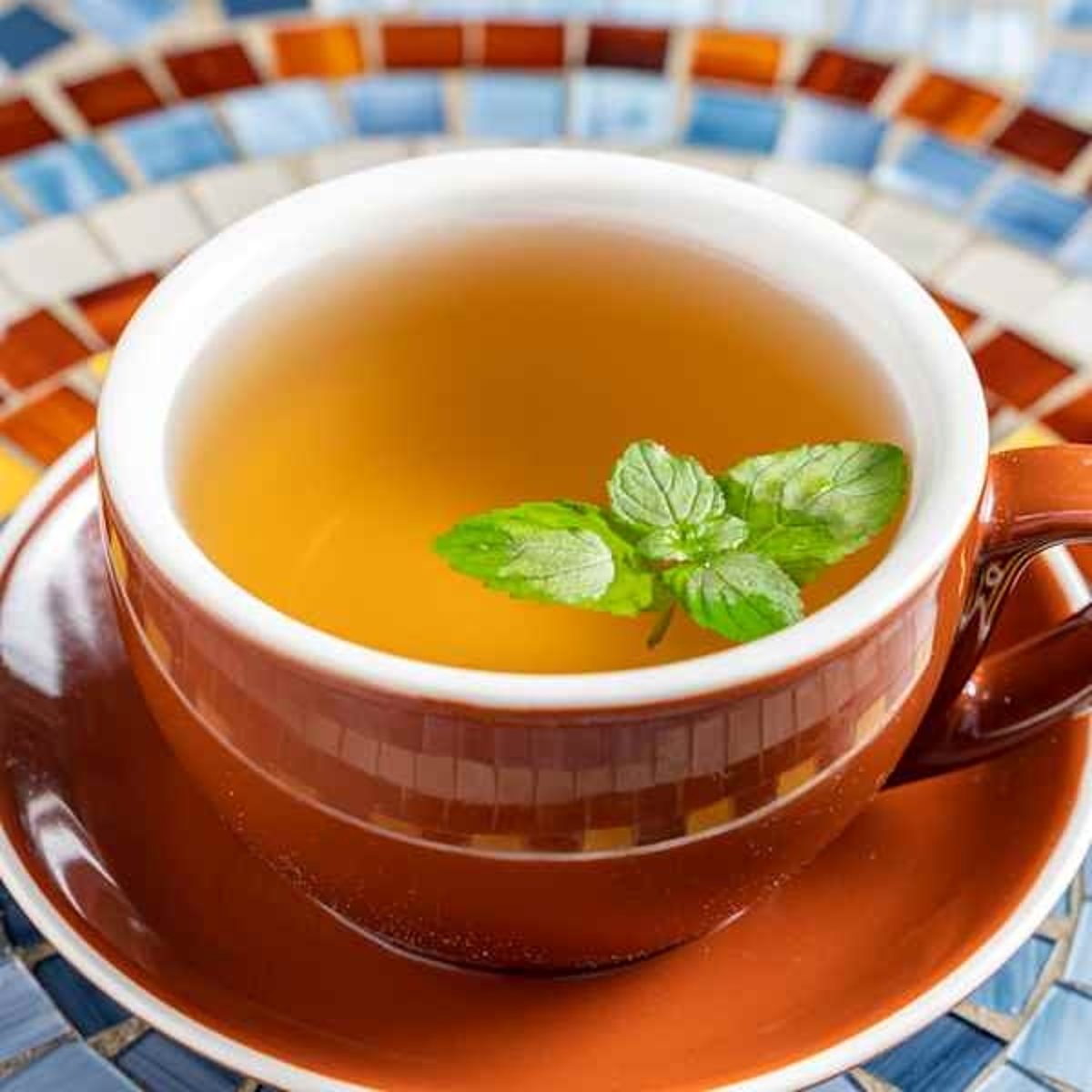 Hot Mint Tea