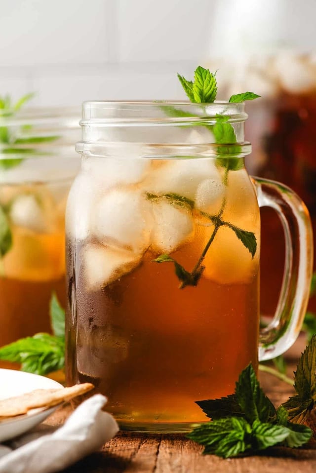 Iced Mint Tea.